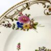 Swansea porcelain dish. Flowers & insects, c. 1815. Flowers