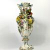 Minton porcelain garniture, flower encrusted, c. 1830. side view