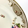 Swansea porcelain dish. Flowers & insects, c. 1815. Top