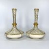 Royal Worcester (China Works) reticulated vases, c. 1890. Side