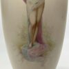 Pair Doulton Lambeth faience vases. J.P. Hewitt, c. 1885.