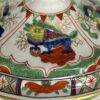 Worcester sucrier ‘Dragons in Compartments’. Barr period, c. 1795. Closeup