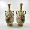Royal Worcester, pair of porcelain vases, by George Cole, d. 1908