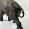 Japanese bronze elephant, Genryusai Seiya. Meiji Period. Closeup
