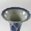 Chinese porcelain ‘Trumpet’ vase. c.1700. Kangxi Period. top