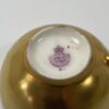 Royal Worcester ‘Fruit’ cup and saucer, signed. Dated 1918. stamp