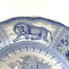 Staffordshire ‘Arctic Scenery’ pottery dish, c. 1835. lion