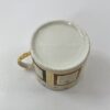 Coalport porcelain coffee can & saucer, c. 1810. bottom