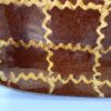 English pottery Slipware baking dish, late 18th C.