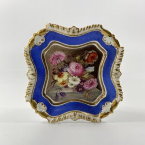 Rockingham porcelain pin tray, c. 1835.