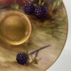 Royal Worcester ‘Fruit’ cup and saucer, signed. Dated 1918.