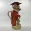 Rare Staffordshire pottery cat jug, c. 1860.