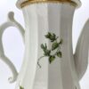 Worcester porcelain coffee pot, c. 1770. green flowers