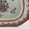 Pair Chinese porcelain platters. c. 1760. Qianlong Period. underneath