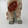 Pair Staffordshire pottery Spaniels, of large size, c. 1840. bottom