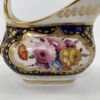 Coalport porcelain cream jug, c. 1830. flowers