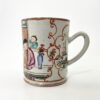 Chinese porcelain mug. Famille rose decoration. c. 1760. Side