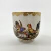 KPM Berlin porcelain cup and saucer side graphic