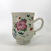 Chinese porcelain mug. Famille Rose decoration, c. 1760. Qianlong Period