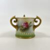 Royal Worcester porcelain miniature tyg. ‘Roses’, dated 1909