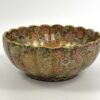 Satsuma earthenware bowl. ‘Millefleur’ pattern, signed Hozan. Meiji Period