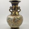Satsuma earthenware vase. Kinkozan, Meiji Period