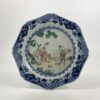 Chinese porcelain plate. Famille rose decoration, c. 1760. Qianlong Period