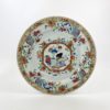 Chinese porcelain dish. Famille rose enamels, c. 1740. Qianlong Period