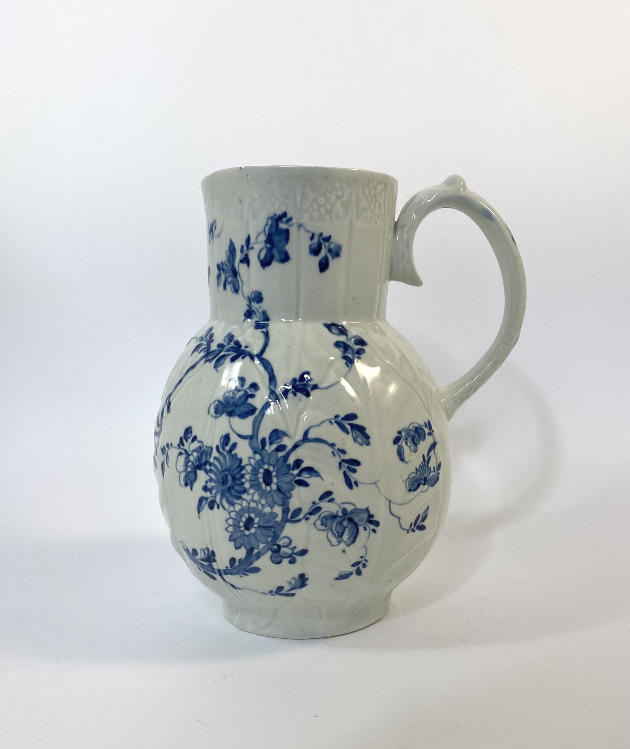 Worcester porcelain ‘Dutch jug’, c. 1758