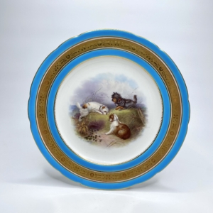 Minton porcelain plate, after George Armfield, c. 1875.