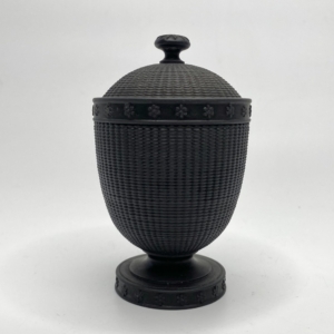 Wedgwood basalt urn and cover, c. 1800.