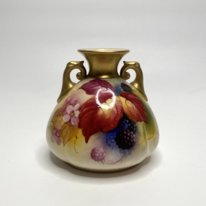 Royal Worcester vase, Kitty Blake, dated 1931.