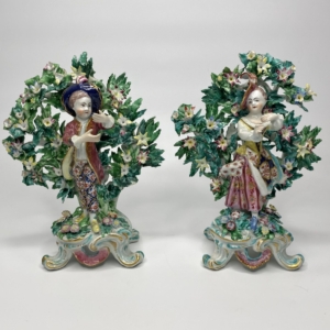 Bow porcelain bocage figures, ‘New Dancers’, c. 1765.