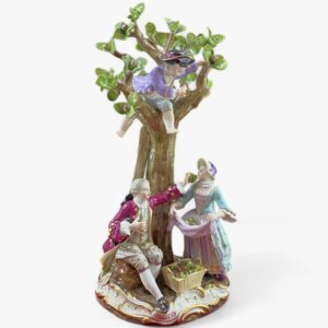 Meissen porcelain group ‘The Apple Pickers’, c. 1880.