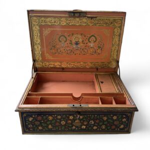Allibhoy Vallijee & Sons Despatch box, Kashmiri, India, c. 1890.