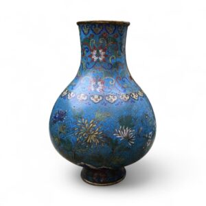 Chinese cloisonné Hu shaped vase, 18th Century.