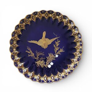Copeland Spode porcelain plate, Bird, C.B.Brough, c. 1880.