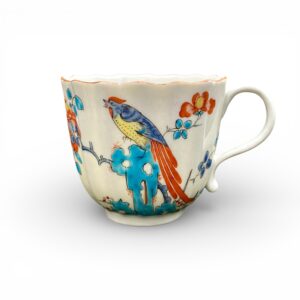 Worcester coffee cup, Sir Joshua Reynolds pattern, c. 1770.